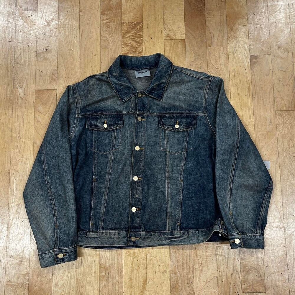 Fear-of-god Men's Blue and Navy Jacket